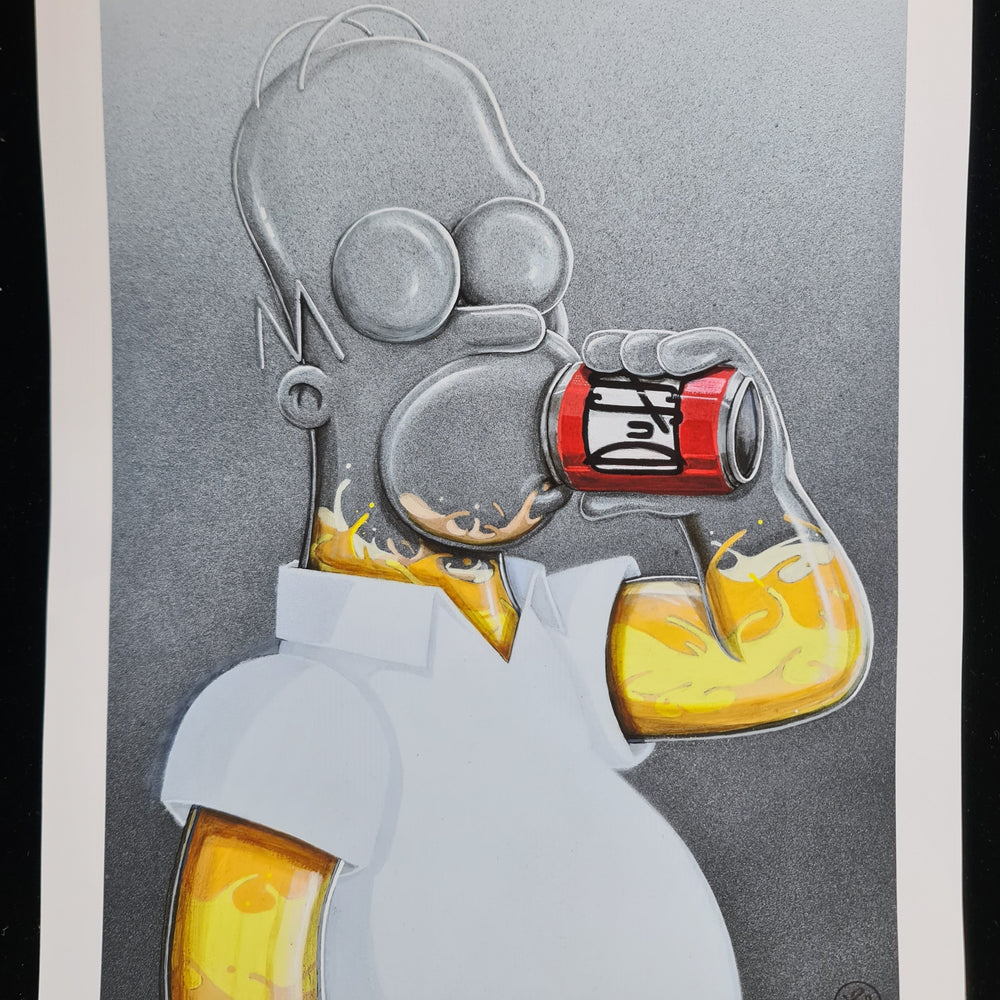 Homer Simpson by Flog by Flog - Signature Fine Art