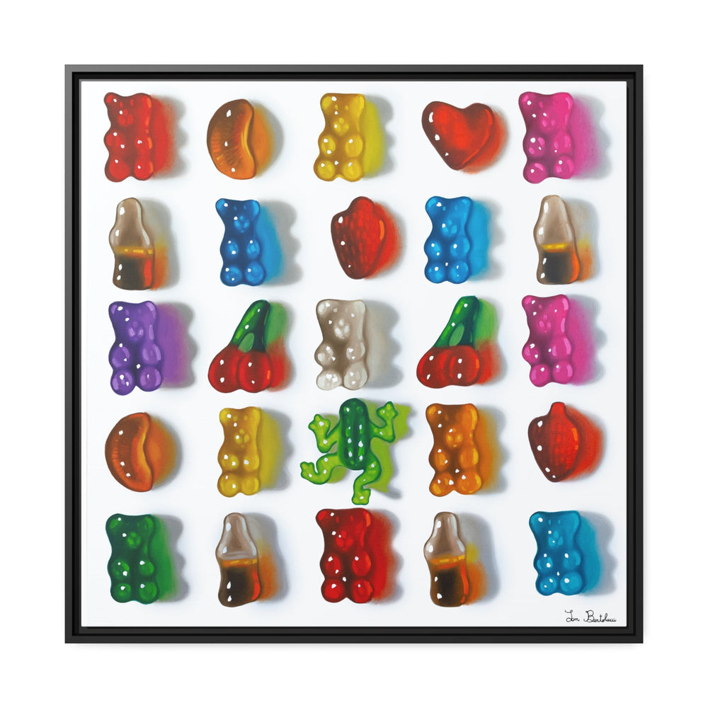 Bears and Candies (Print on Canvas)