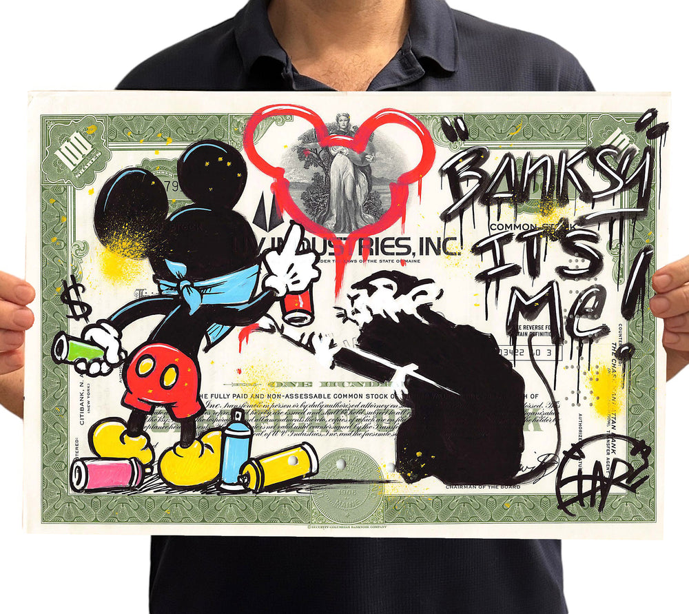 Banksy It's Me! by Daru (Limited Edition Print)