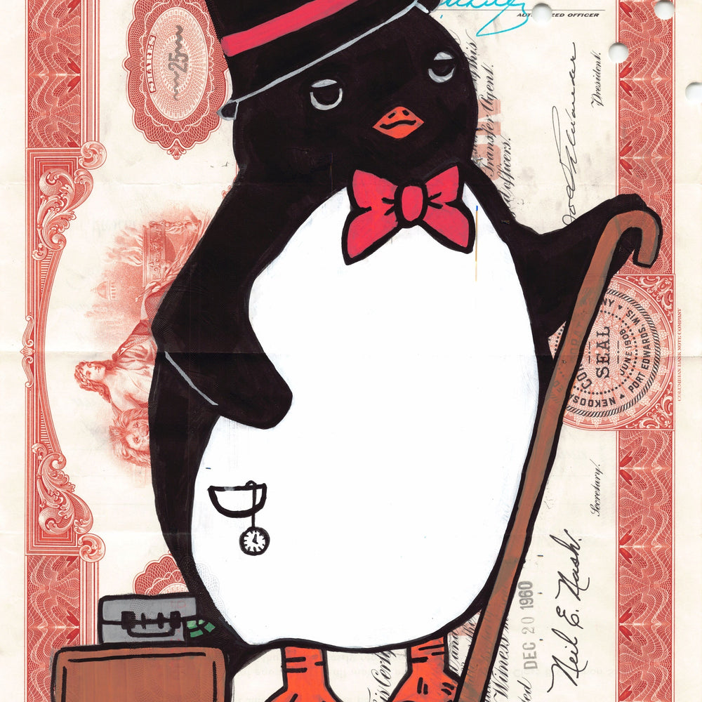 
                      
                        Banker Penguino by Eva Goubin (Official Limited Edition Print) by Eva Goubin - Signature Fine Art
                      
                    