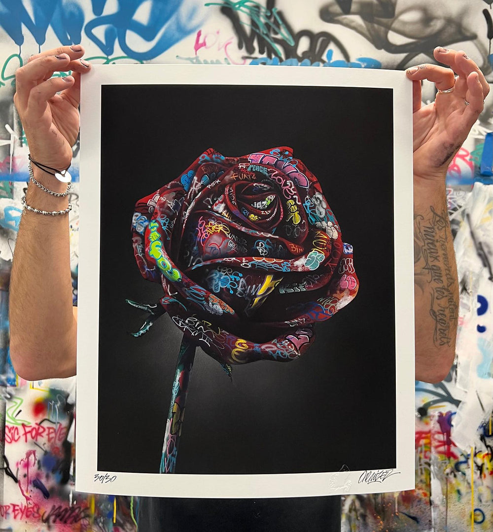 Street Flower by Onemizer (Print)