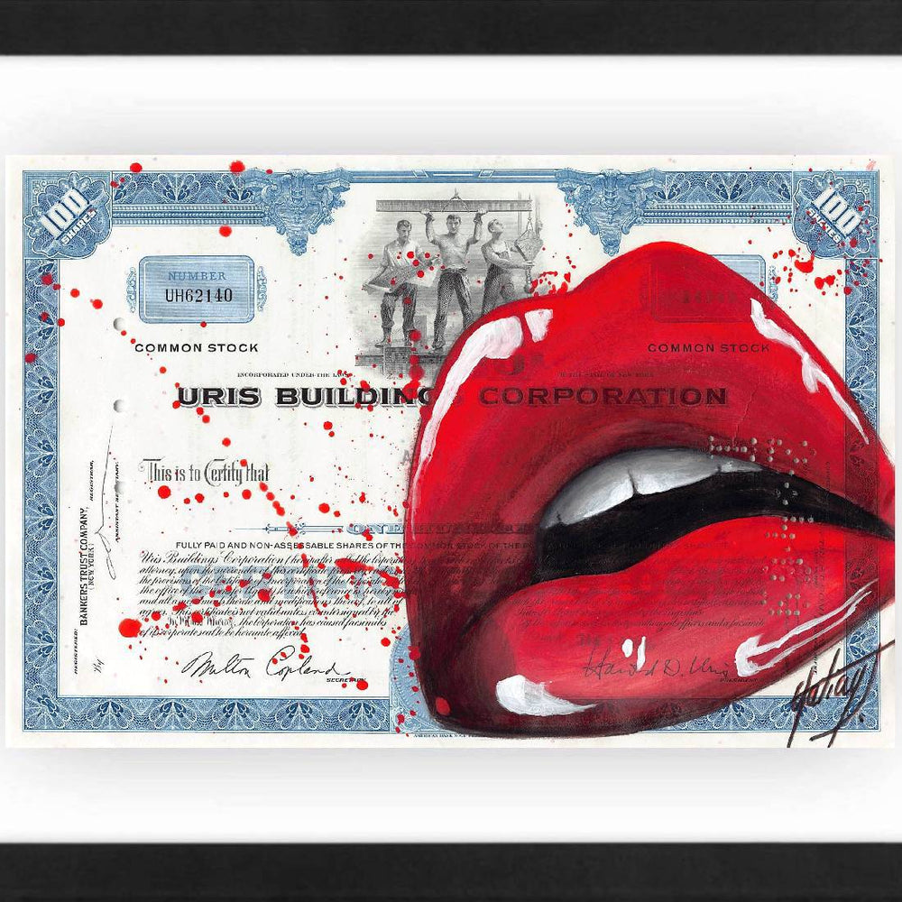 Glossy Lips by Julie Galiay - Signature Fine Art