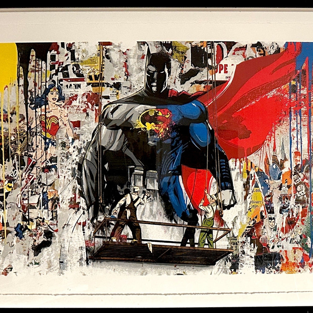 Batman vs. Superman by Mr. Brainwash by Mr. Brainwash - Signature Fine Art