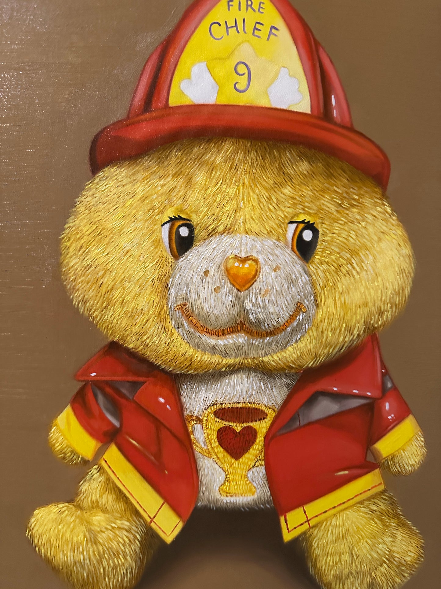 Care Bear Firefighter by Ian Bertolucci