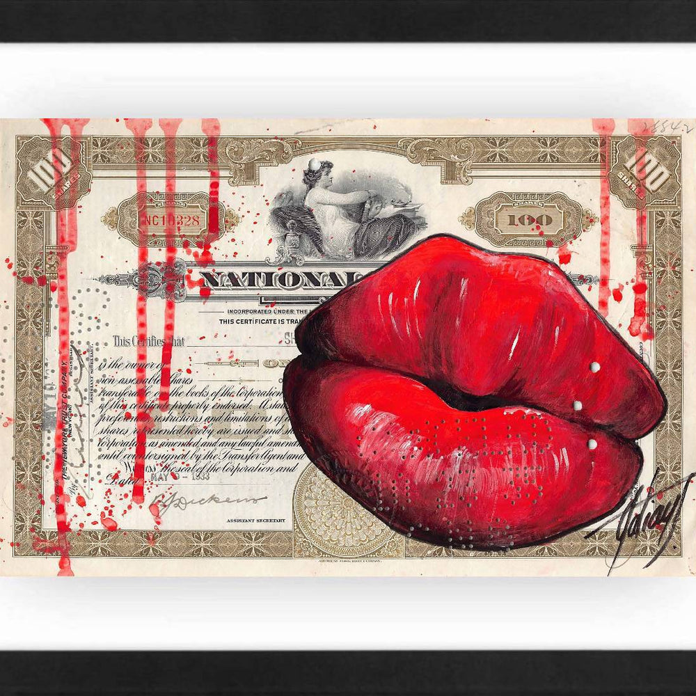 Red Kiss by Julie Galiay - Signature Fine Art