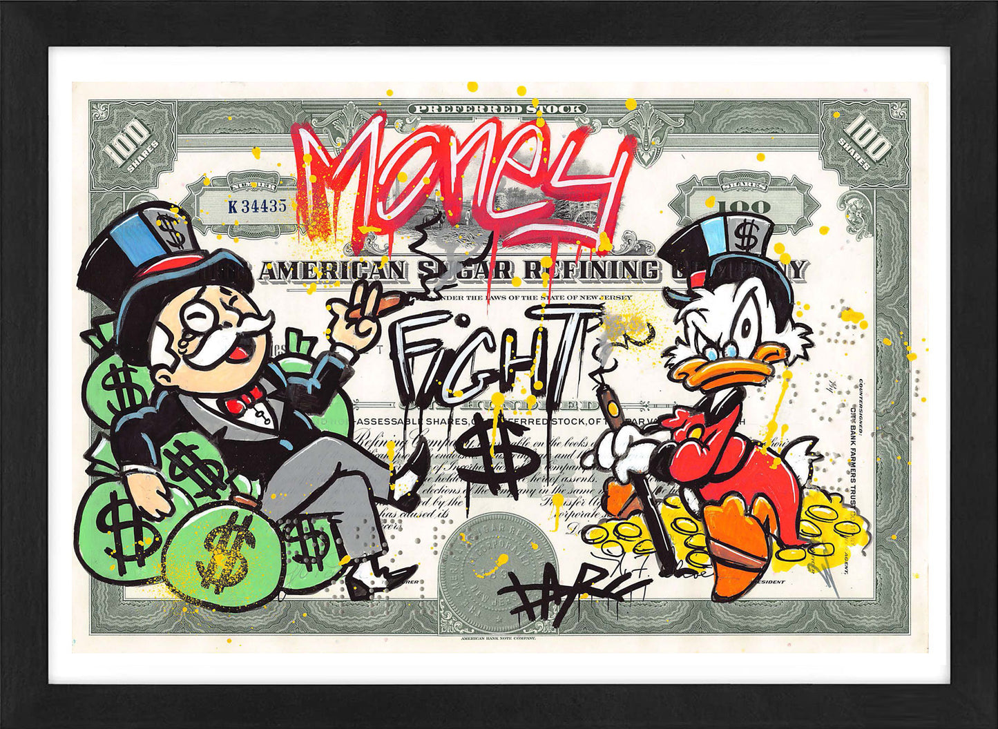 Money Fight by Daru (Print)