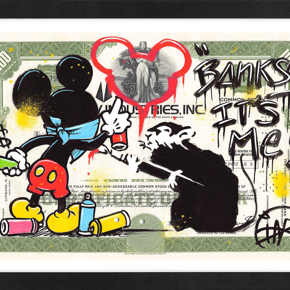 
                      
                        Banksy It's Me! by Daru (Limited Edition Print)
                      
                    