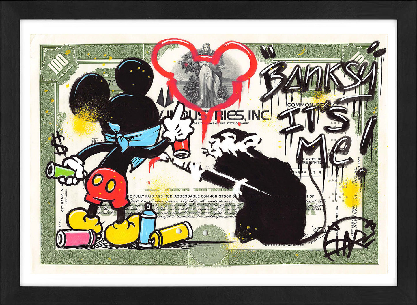 Banksy It's Me! by Daru (Limited Edition Print)