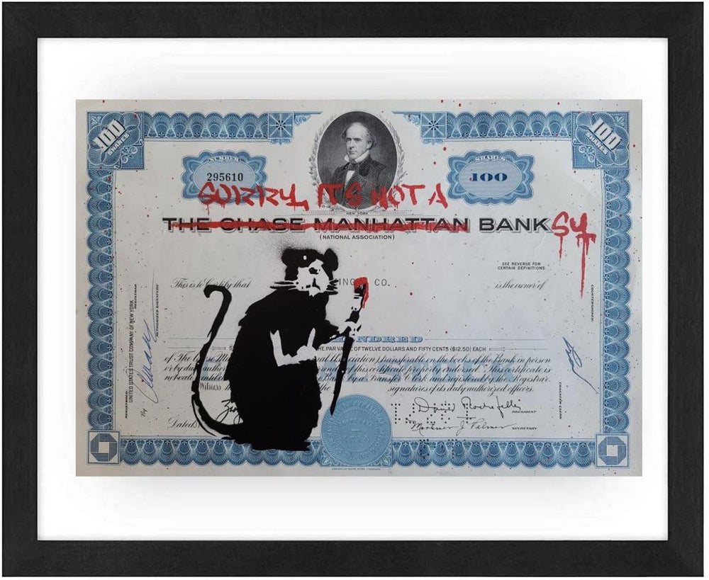 
                  
                    Sorry it's not a Banksy by OTIST - Signature Fine Art
                  
                