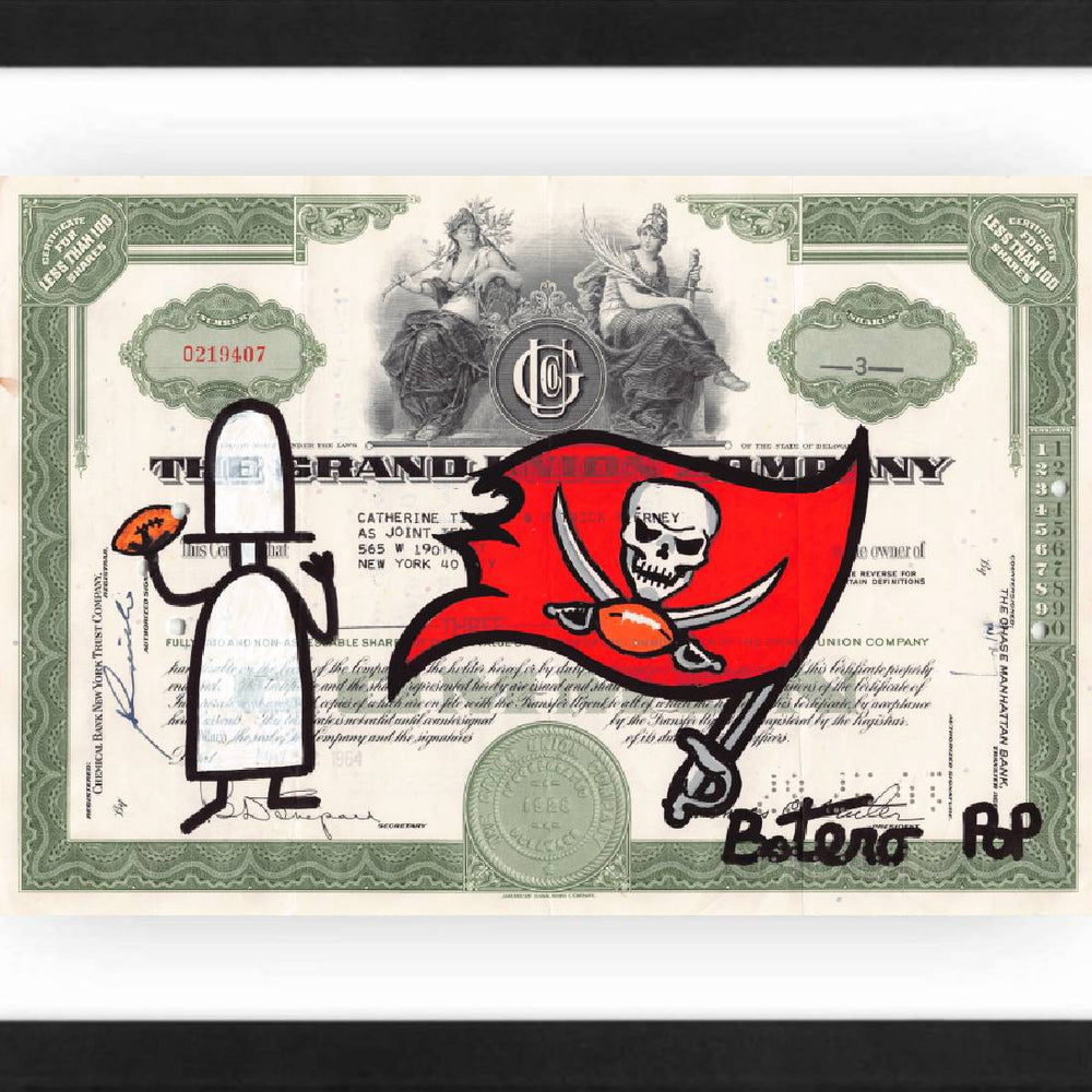 
                      
                        Tampa Bay Buccaneers by Botero Pop - Signature Fine Art
                      
                    