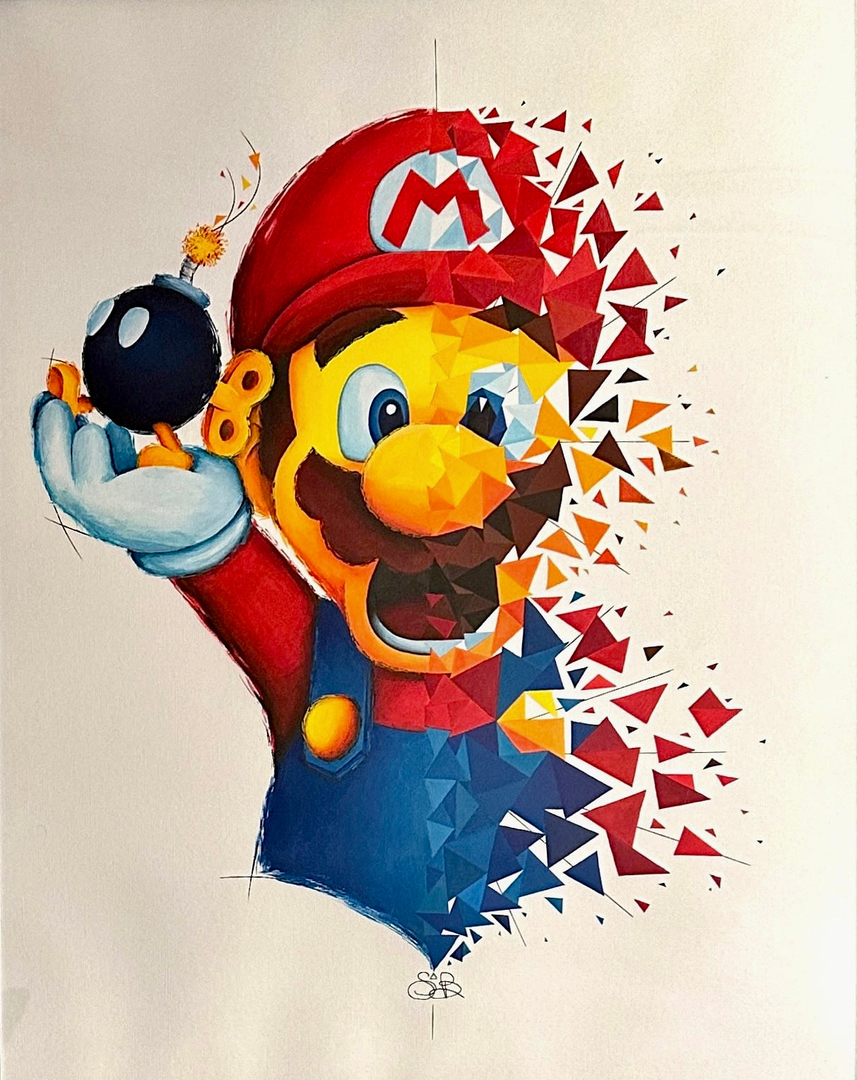 Mario Bob-omb by Sabrina Beretta by Sabrina Beretta - Signature Fine Art