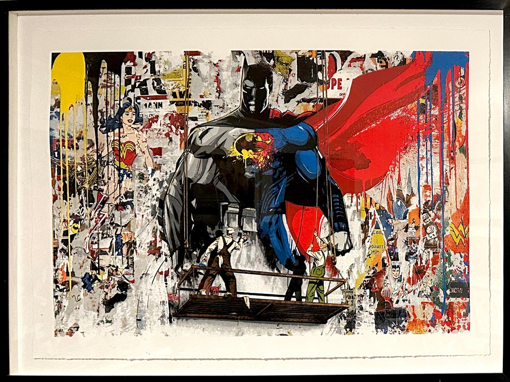 Batman vs. Superman by Mr. Brainwash by Mr. Brainwash - Signature Fine Art