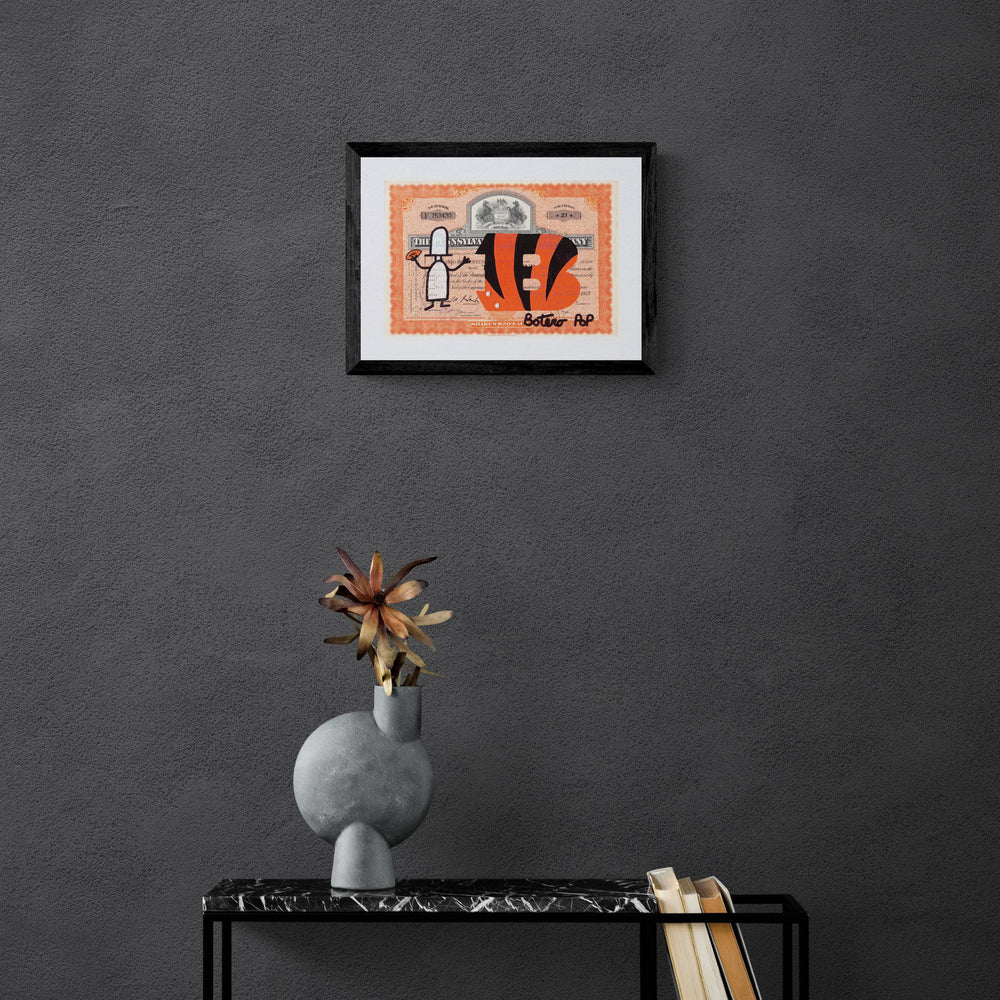 
                      
                        Cincinnati Bengals by Botero Pop - Signature Fine Art
                      
                    