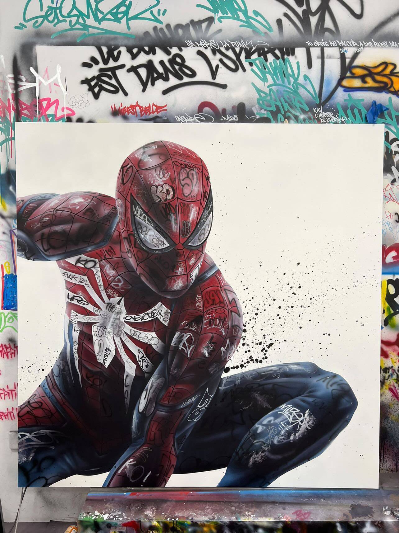 Spider-man by Onemizer - Signature Fine Art