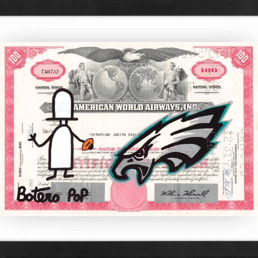 
                      
                        Philadelphia Eagles by Botero Pop - Signature Fine Art
                      
                    