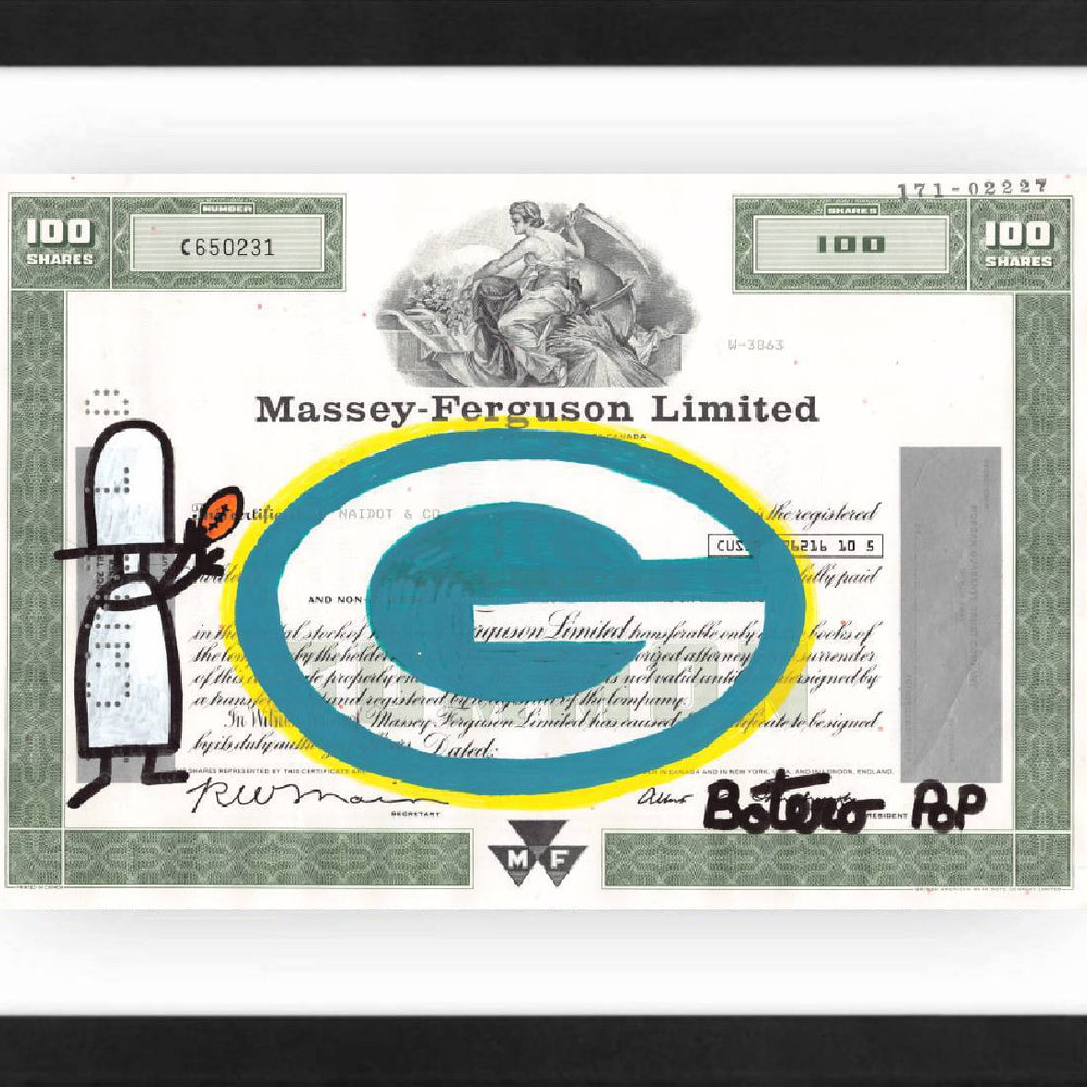 
                      
                        Green Bay Packers by Botero Pop - Signature Fine Art
                      
                    