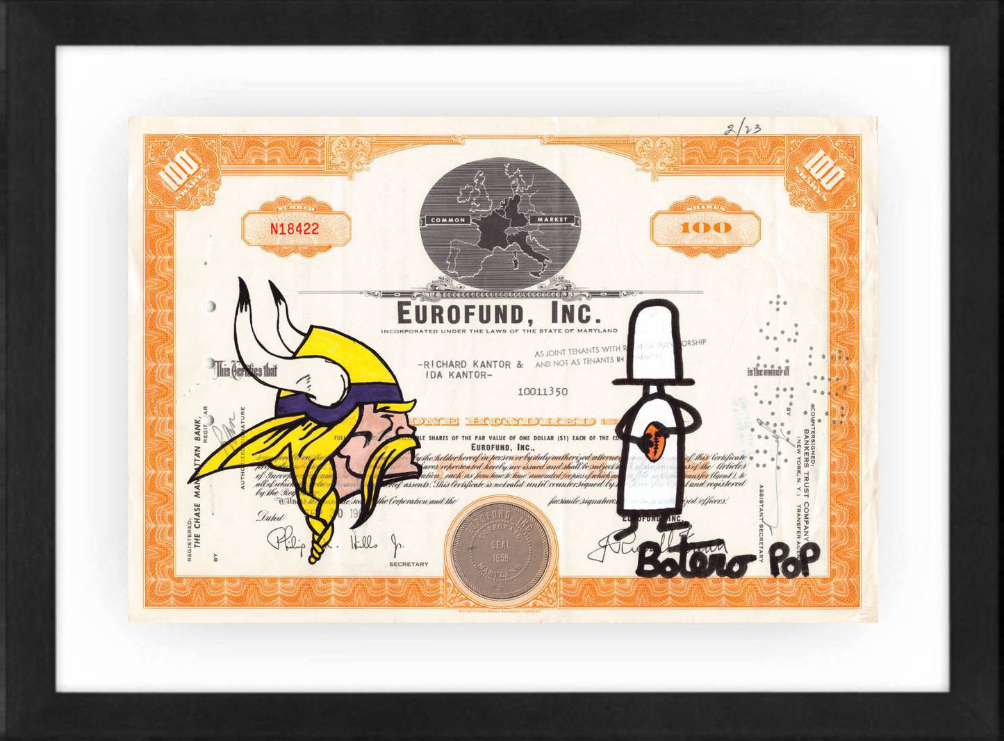 Minnesota Vikings by Botero Pop - Signature Fine Art